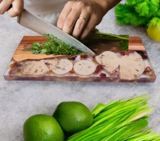 TrenDxb Kitchen Cutting and Chopping Board, Ideal for Meat, Cheese, Vegetables, Kitchen Essential.